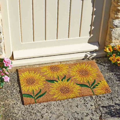 Sunflower Outdoor Door Mat 45 x 75cm