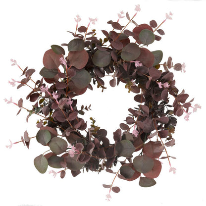 Violet Eucalyptus Wreath Door Decoration 40cm