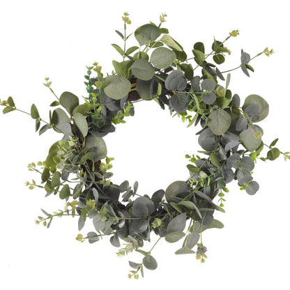 Green Eucalyptus Wreath Door Decoration 40cm