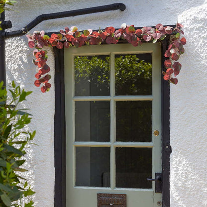 Violet Eucalyptus Garland Wedding Decoration over a door