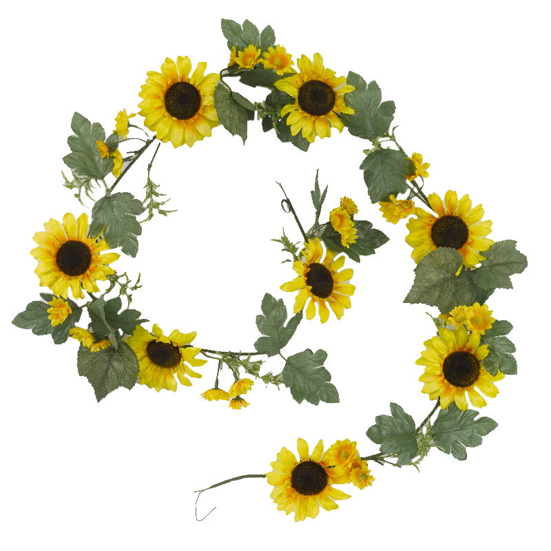 Sunflower Garland Table Decoration 180cm