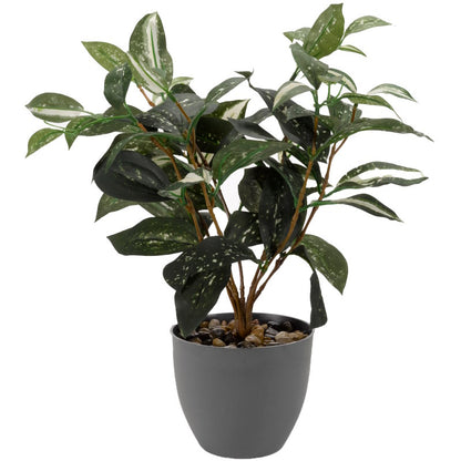 Artificial Japanese Laurel Plant 38cm