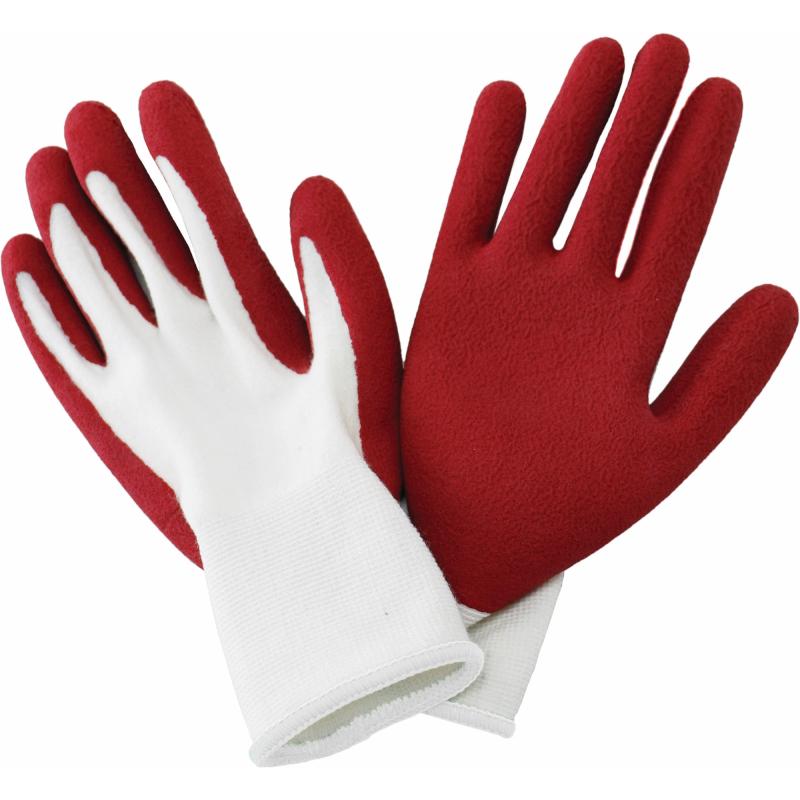 Womens Bamboo Gardening Gloves Red