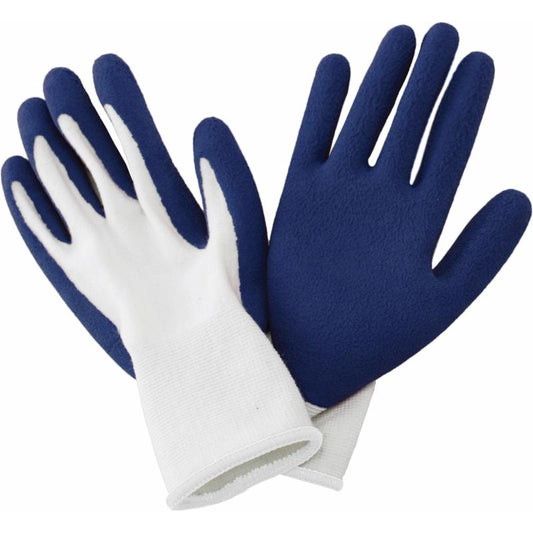 Mens Bamboo Gardening Gloves Navy Blue