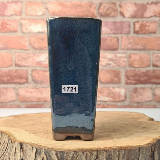 7cm_Glazed_Bonsai_Pot_Cascade_7cm_x_15cm_Blue_-_Yorkshire_Bonsai-22325