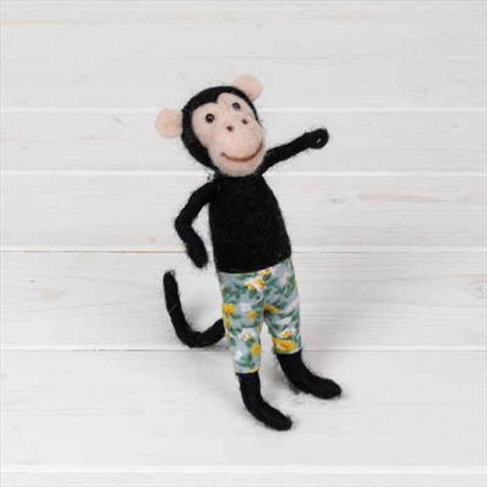 Wool Felt Monkey Decorative Gift