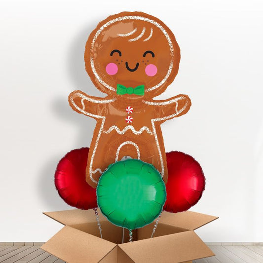 Giant Gingerbread Man Balloon in a Box