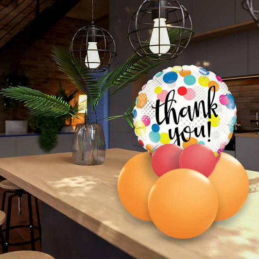 Thank You Balloon Dots Gift Message | Table Decoration