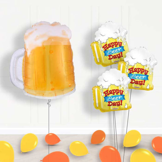 Beer Mug Balloon Bouquet Delivery