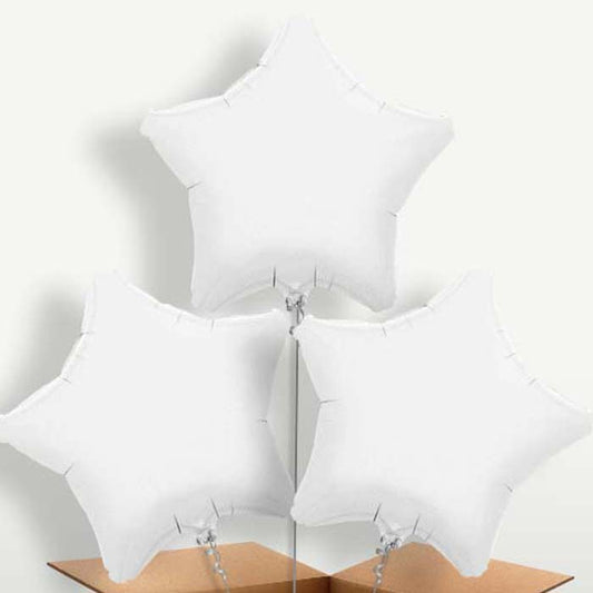White Star Helium Bunch of Balloons | Small Indoor Plants