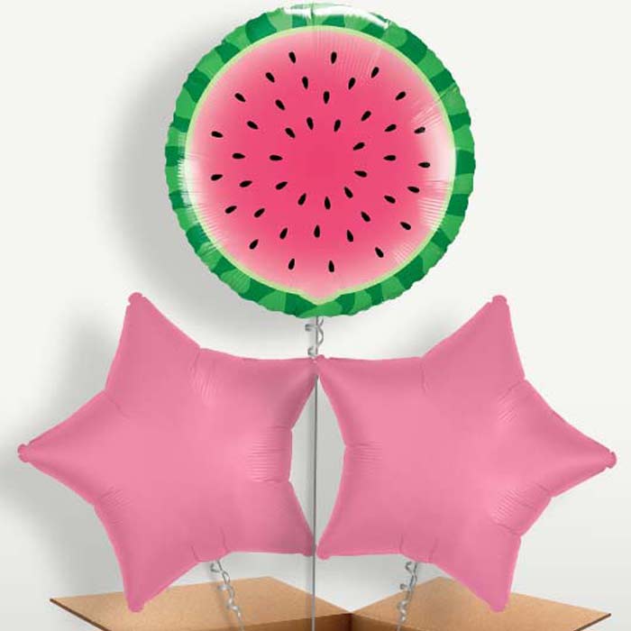 Watermelon Helium Bunch of Balloons | Small Indoor Plants