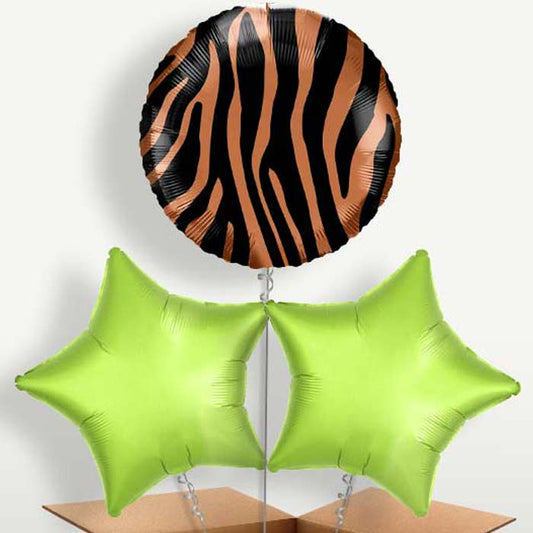 Tiger Stripes Print Helium Bunch of Balloons | Small Indoor Plants