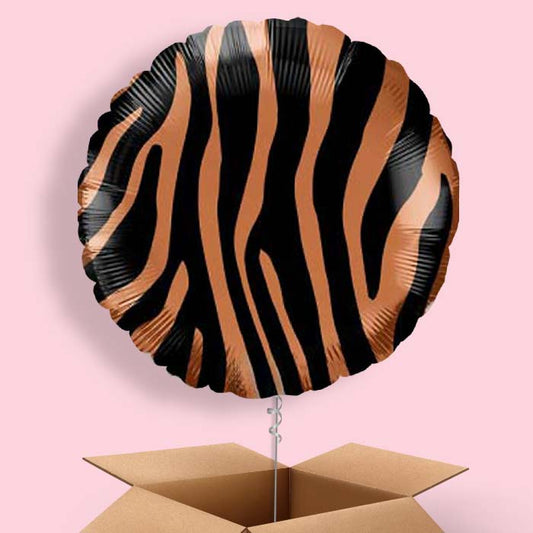 Tiger | Stripes Print Balloon in a Box