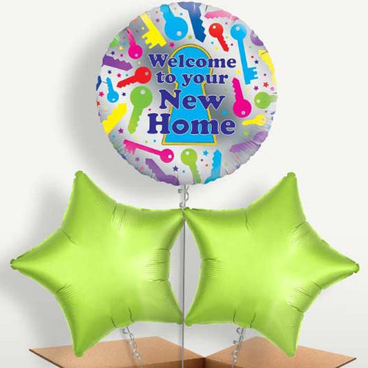 Welcome to Your New Home Helium Bunch of Balloons | Small Indoor Plants