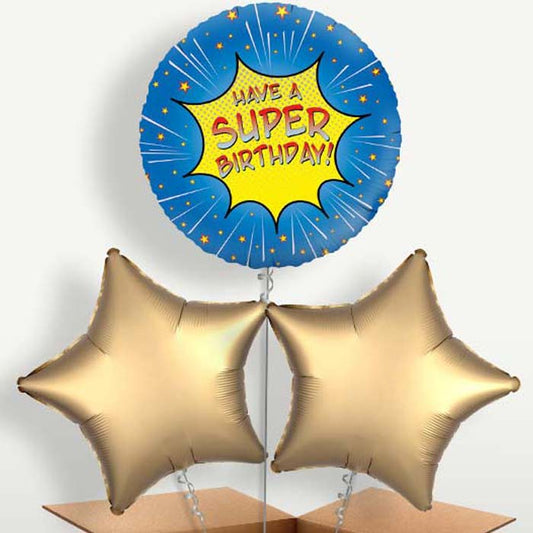Have a Super Birthday Superhero Balloons in a Bunch | Small Indoor Plants