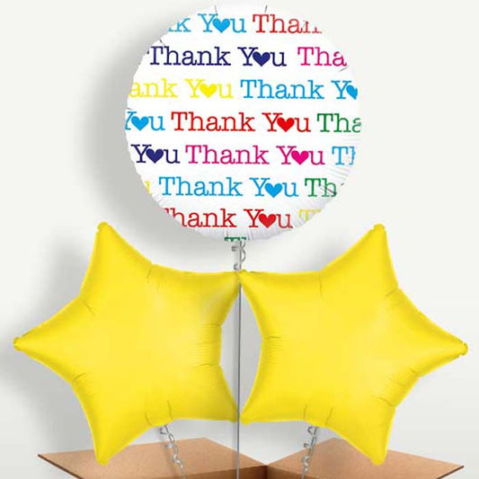 Thank You Heart Helium Bunch of Balloons | Small Indoor Plants