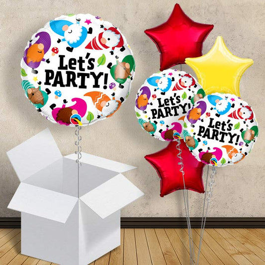 Party Gnome Balloon in a Box - 1 Balloon | Small Indoor Plants