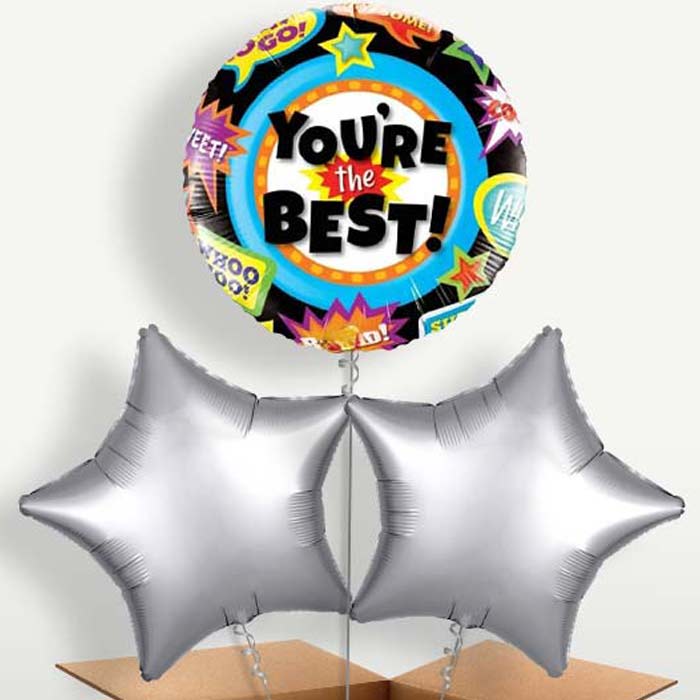 You're the Best Helium Bunch of Balloons | Small Indoor Plants