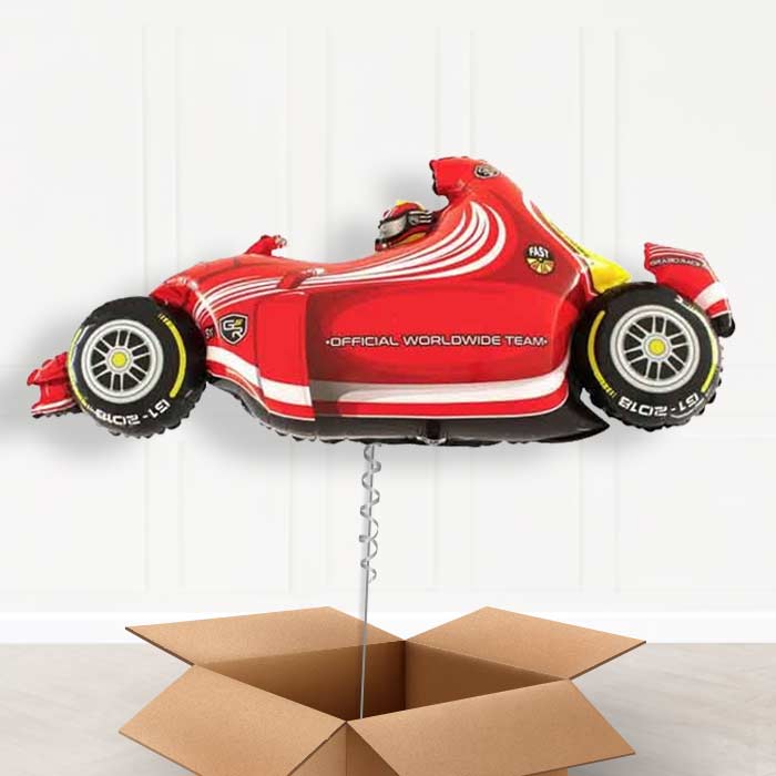 Happy Birthday Race Car Balloon in a Box