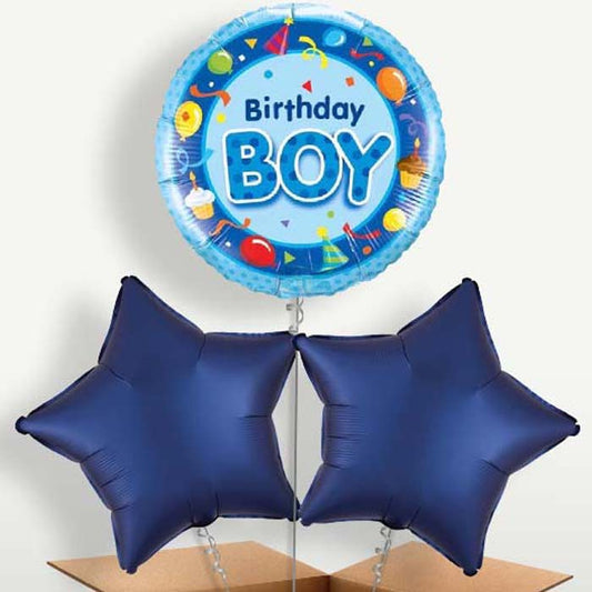 Birthday Boy Celebration Bunch of Balloons | Small Indoor Plants