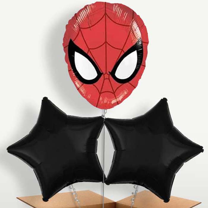 Spiderman Head Helium Bunch of Balloons | Small Indoor Plants