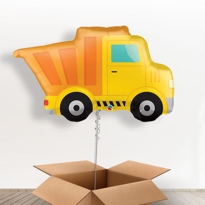 Dump Truck Balloons in a Box