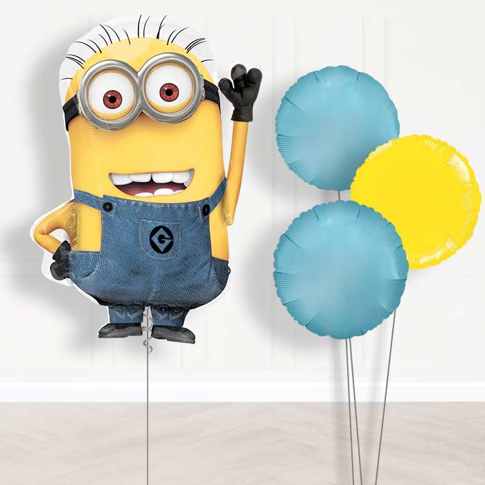 Minion Balloon Bouquet in a Box Gift