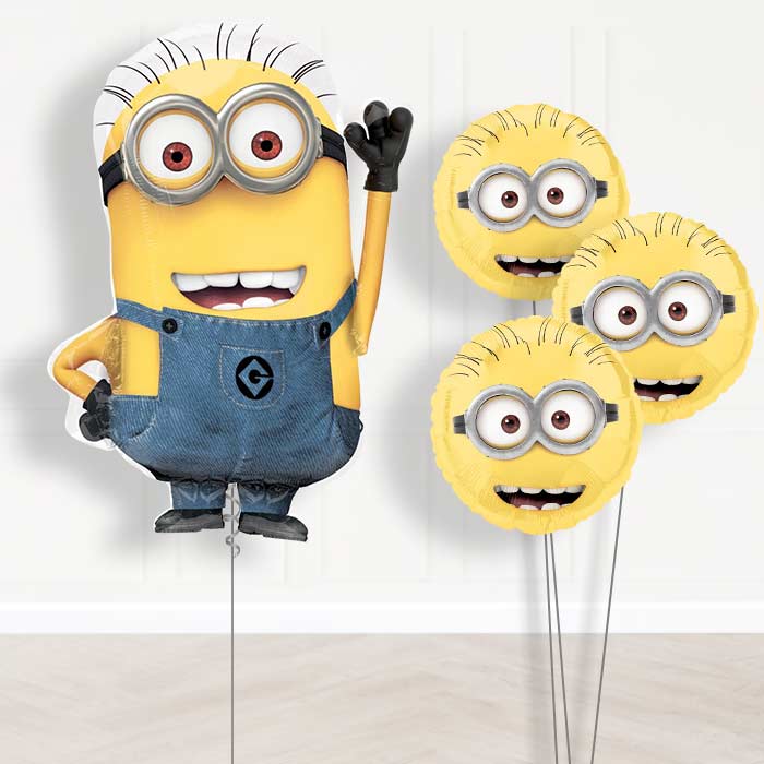 Minion Balloon Bouquet in a Box Gift