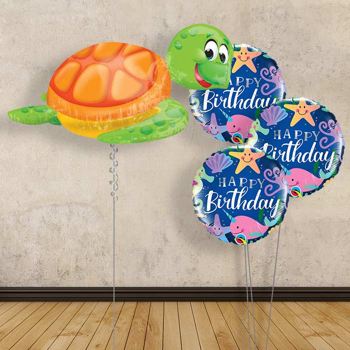 Turtle Balloon Bouquet Delivered