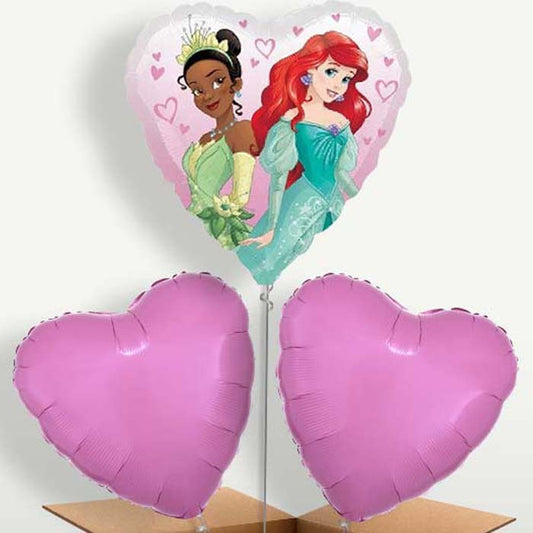 Disney Princess Dream Big Heart Trio Balloon Bunch | Small Indoor Plants