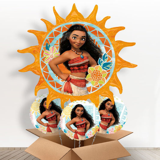 Giant Moana Balloon in a Box - With 3 Themed Balloons | Small Indoor Plants