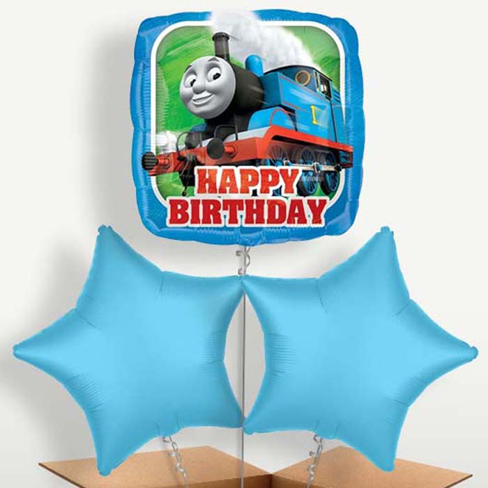 Thomas the Tank Engine Birthday Helium Bunch of Balloons | Small Indoor Plants