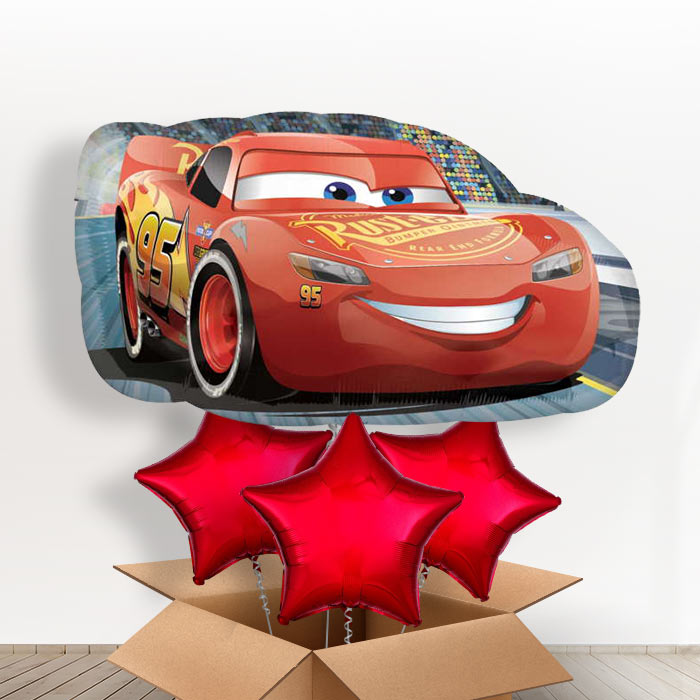 Lightning McQueen Balloons in a Box