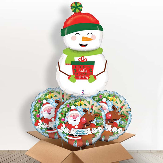 Giant Snowman Balloon in a Box