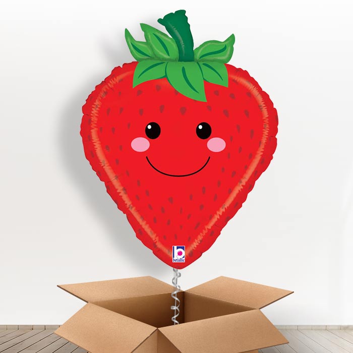 Strawberry Giant Balloon in a Box Gift