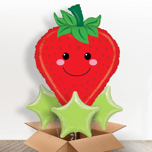 Strawberry Giant Balloon in a Box Gift