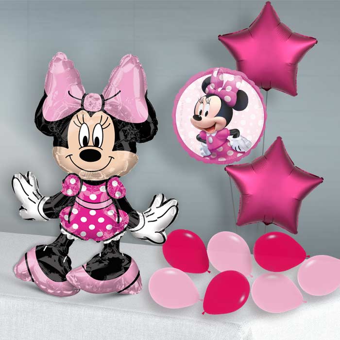 Minnie Mouse Sitter Balloon Package Delivered