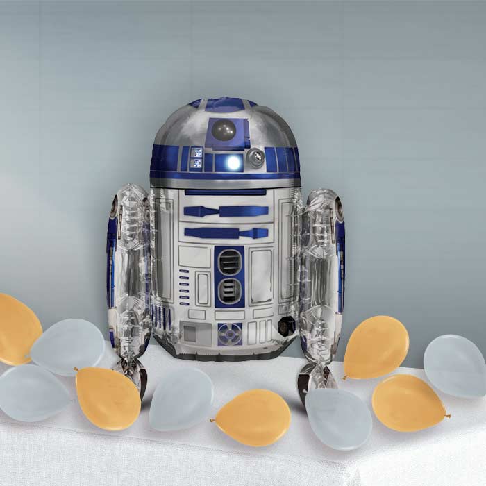 R2D2 Sitter Balloon Package Delivered