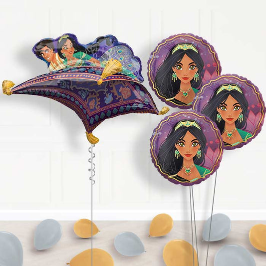 Princess Jasmine Helium Balloon Bouquet