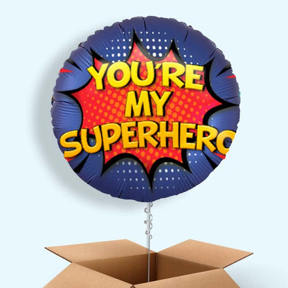 You're my Superhero Helium Balloon in a Box