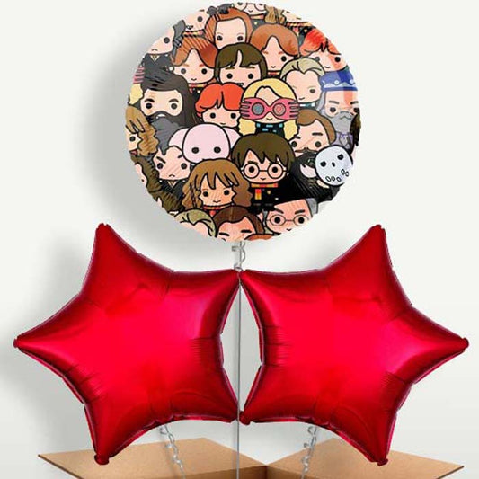 Harry Potter Balloons in a Bunch Inflated with Helium | Small Indoor Plants