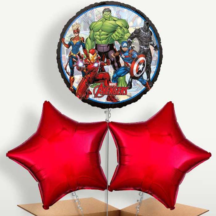 Power Marvel Avengers Trio Balloon Bunch | Small Indoor Plants