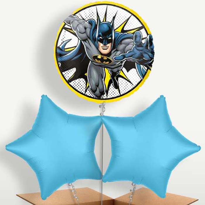 Batman Bunch of Balloons inflated with Helium | Small Indoor Plants