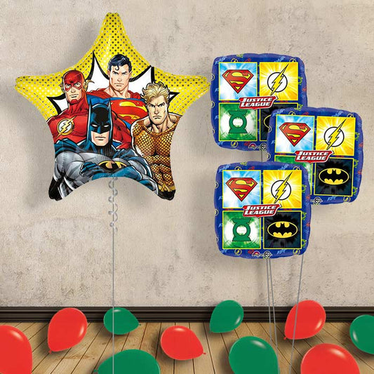 Justice League Supershape Balloon Bouquet