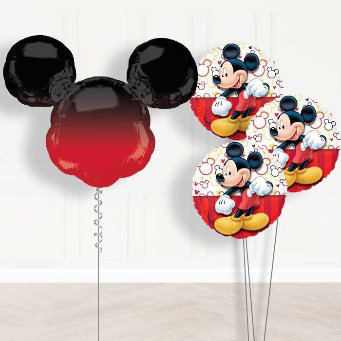 Mickey Mouse Birthday Balloon Bouquet