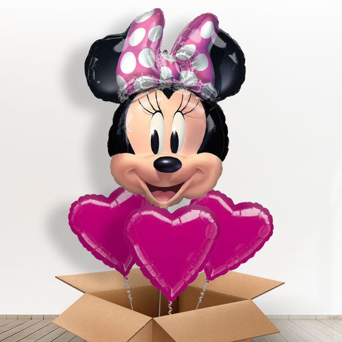 Minnie Mouse Head Balloon in a Box