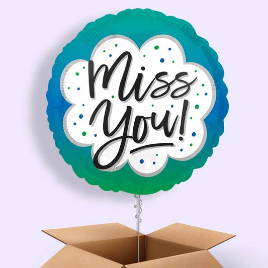 Miss You Balloon in a Box