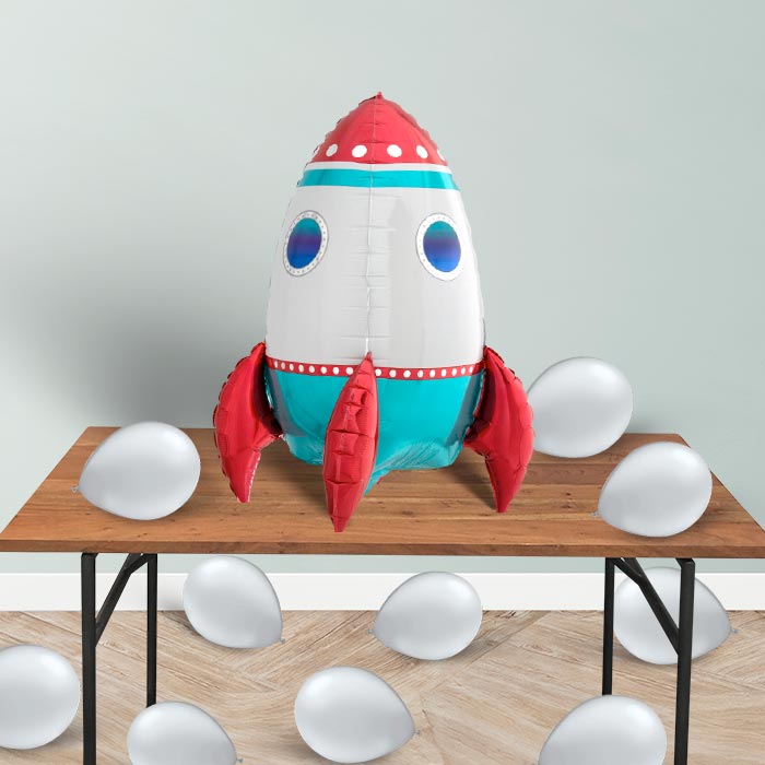 Rocket Ship Sitter Balloon Decoration - Sitter Balloon | Small Indoor Plants