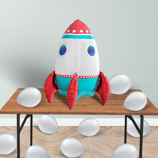 Rocket Ship Sitter Balloon Decoration - Sitter Balloon | Small Indoor Plants