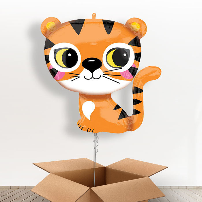 Cute Tiger Balloons in a Box